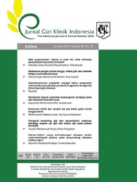 Image of Jurnal Gizi Klinik Indonesia