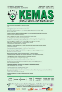Image of Jurnal Kesehatan Masyarakat (KEMAS)