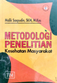 Image of Metodologi Penelitian Kesehatan Masyarakat