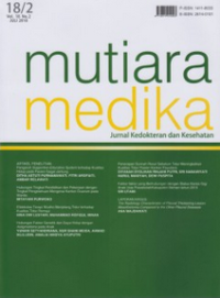 Image of Mutiara Medika : Jurnal Kedokteran Dan Kesehatan