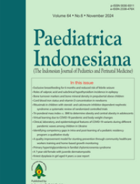 Image of Jurnal Paediatrica Indonesiana