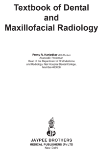 Image of Textbook Of Dental And Maxillofacial Radiology